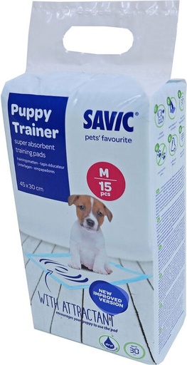 [020 8734] PUPPYTRAINER MEDIUM 45X30CM PAK A 15 ST