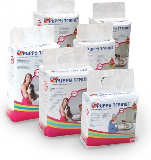 [020 8737] PUPPYTRAINER LARGE 60X45 CM PAK A 50 ST