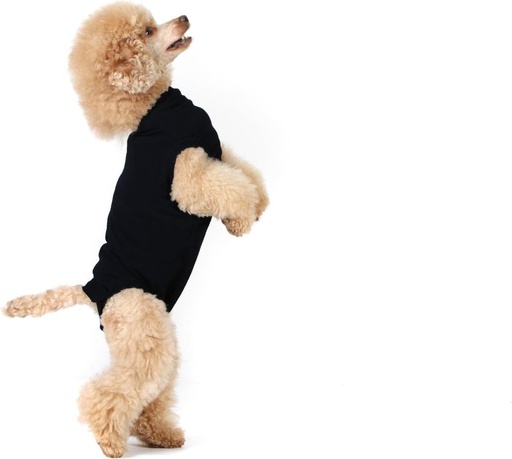 [BR_225049] Recovery Suit XS dog L-40cm BLACK