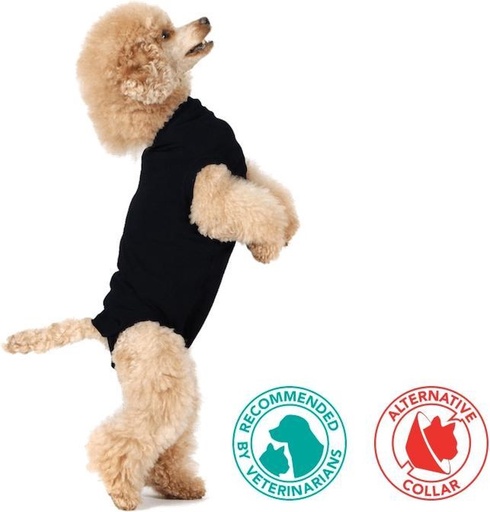 [SUISUID0XXXSBK001U] !! Recovery Suit XXXS dog L-22cm BLACK