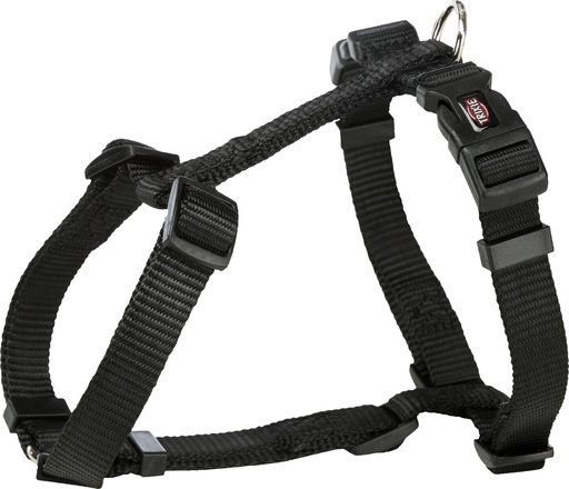 [BR_194518] Premium H-Tuig, L–XL: 75–120 cm/25 mm, zwart
