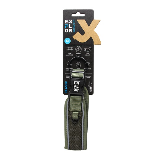 [BR_224928] Ultimate Fit Control halsband Classic M - 39-44cm Undercover green
