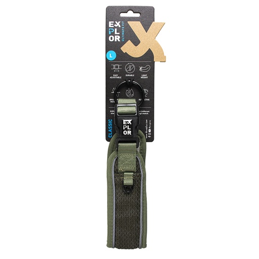 [14129] Ultimate Fit Control halsband Classic L - 45-51cm Undercover green