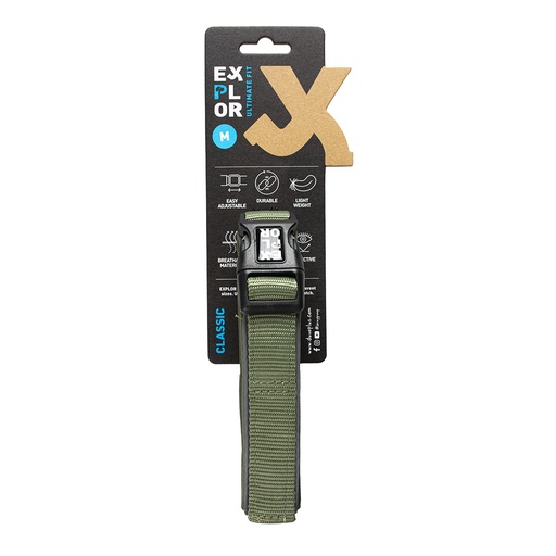 [14153] Ultimate Fit Comfy halsband Classic M - 39-44cm Undercover green