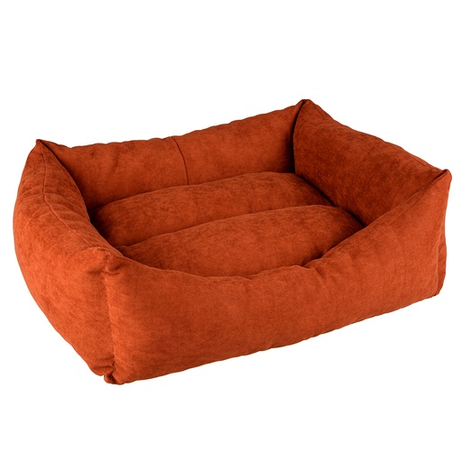 [BR_225590] Mand rechthoekig Velvet Copper XL - 100x75x22 rood