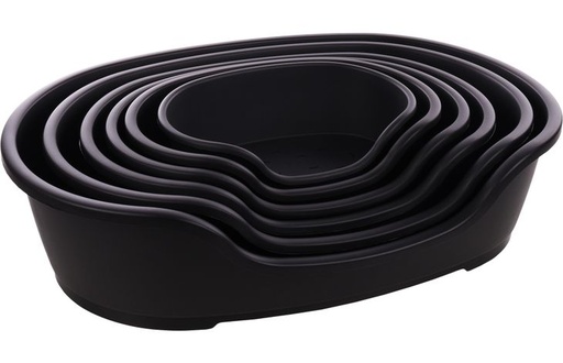 [BR_225608] MAND TUCK OVAAL ZWART 60 CM