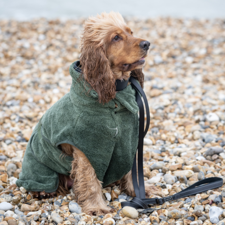 [BR_225056] !#  RukkaPets Medea ECO bathrobe olive XXS