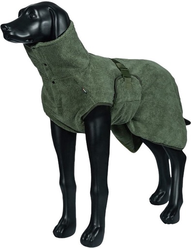 [BR_225059] ! # RukkaPets Medea ECO bathrobe olive M