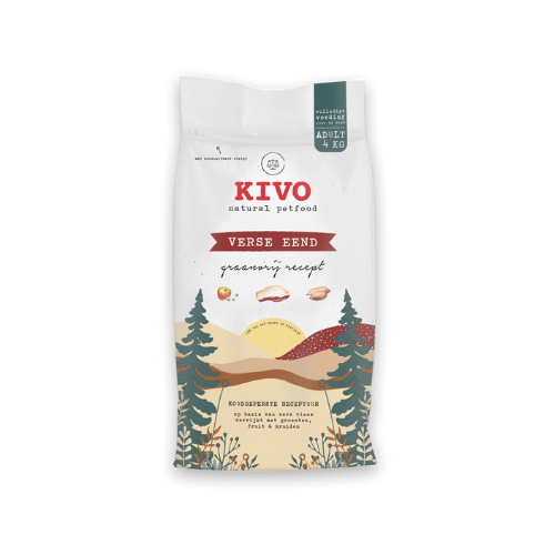 [6065] KIVO brok verse eend graanvrij 4 kg