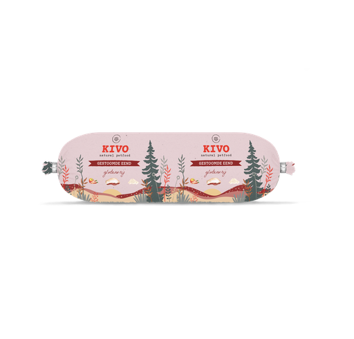 [6053] KIVO houdbare worst gestoomde eend 600 gram