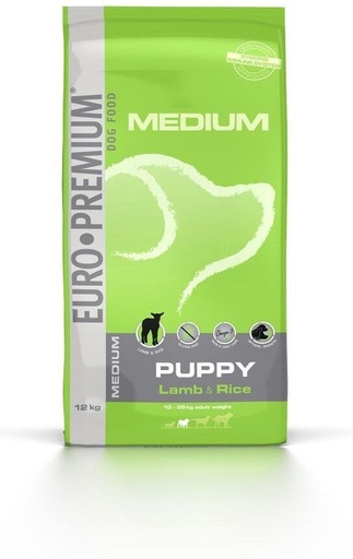 [BR_179181] Euro Premium Puppy lam/rijst 12,5 kg