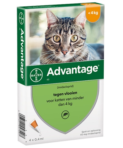 [BR_178382] Advantage KAT 40 tot 4KG 4 pipetten