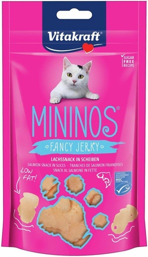 [34357               ] Vitakraft Mininos Fancy Jerky Zalm 40g
