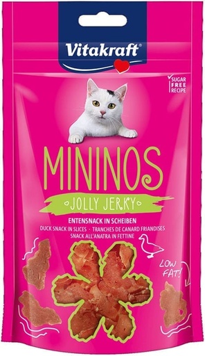 [BR_192630] Vitakraft Mininos Jolly Jerky Eend 40g
