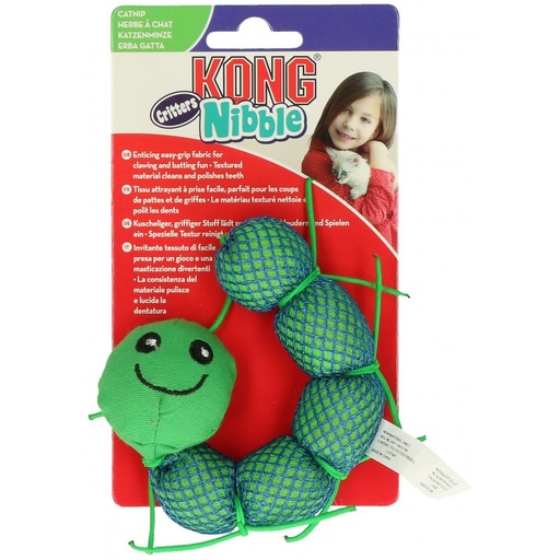 [BR_174590] Kong Cat Critters Nibble Caterpillar