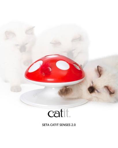 [BR_225588] CA Senses 2.0 Mushroom 24x24x15,5cm rood/wit