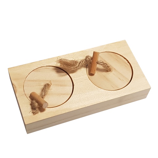 [BR_225594] Houten Sniffle `n snack puzzle Cas 12x6x2,5CM