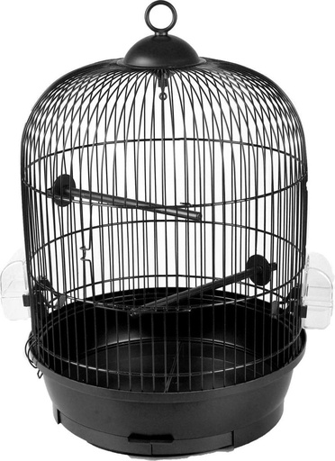 [BR_225425] VOGELKOOI ERLA 1 ZWART 35x35x52CM