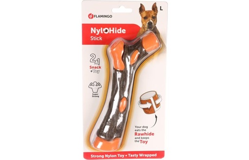 NYLON STOK MET BUFFELHUID 12CM