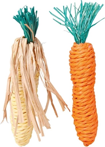 Trixie knaagspeeltje strotouw wortel en maiskolf