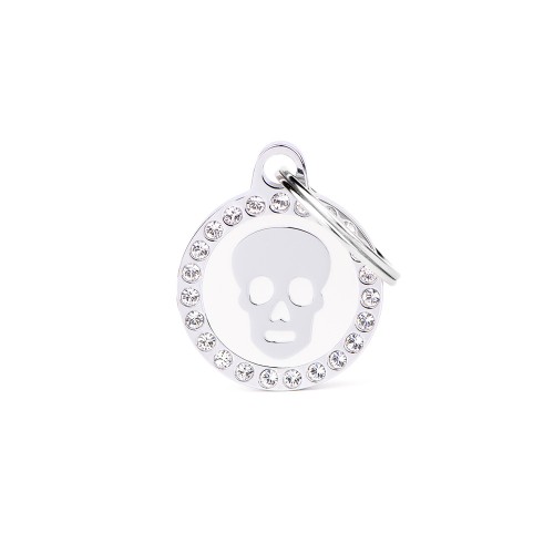 WHITE GLAM SKULL