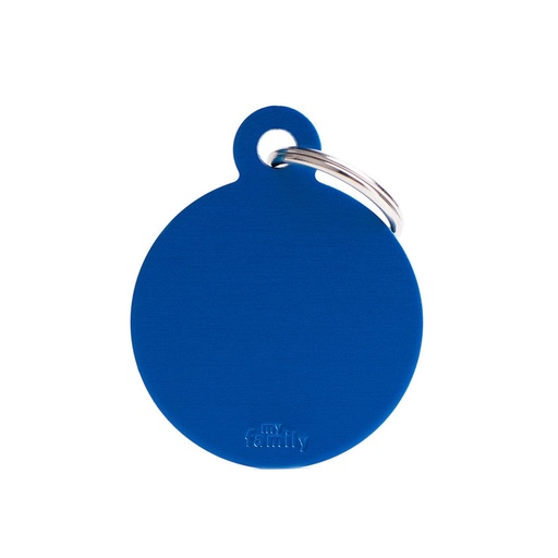 BIG ROUND ALUMINUM BLUE