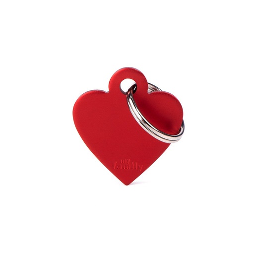 [MFB25] SMALL HEART ALUMINUM RED