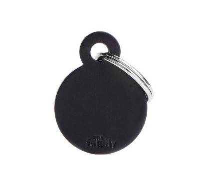 [MFB33] SMALL ROUND ALUMINUM BLACK