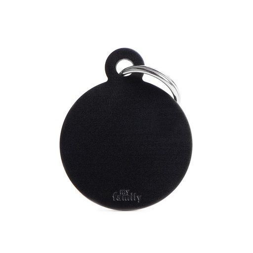BIG ROUND ALUMINUM BLACK