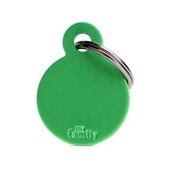 SMALL ROUND ALUMINUM GREEN
