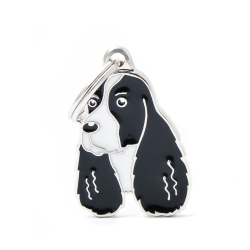 WHITE AND BLACK SPRINGER SPANIEL