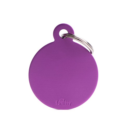 BIG ROUND ALUMINUM PURPLE