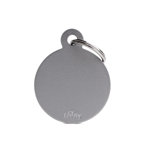 BIG ROUND ALUMINUM GREY