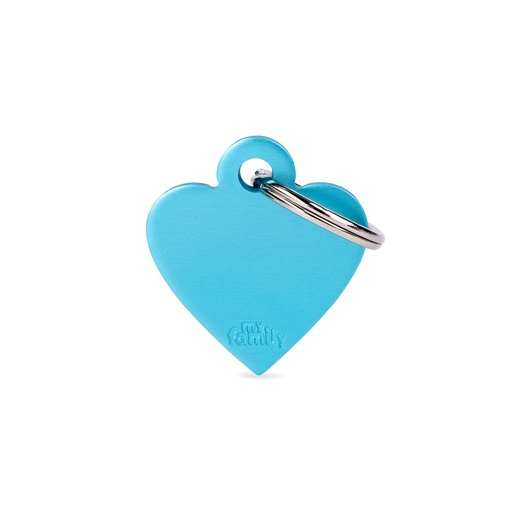 [MFB70] SMALL HEART ALUMINUM LIGHT BLUE
