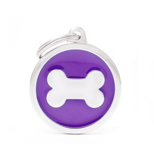 PURPLE BIG CIRCLE BONE