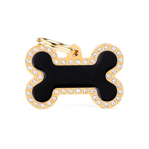 BIG BONE GLAM BLACK AND GOLD