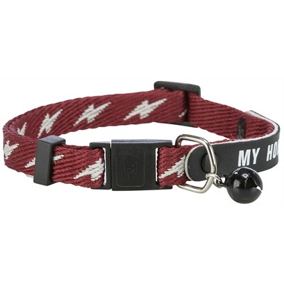 [41778] Kattenhalsband met adresflap, my home