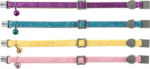 [4207] Kattenhalsband, metaal/-kunststofsluiting
