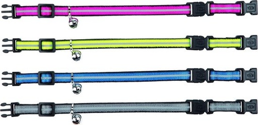 [41673] Kattenhalsband met 2 sluitingen, reflecterend