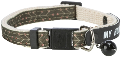 [41779] Kattenhalsband met adresflap, my home