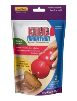 [521046UIT] KONG MARATHON 2-PK CHICKEN SMALL op=op