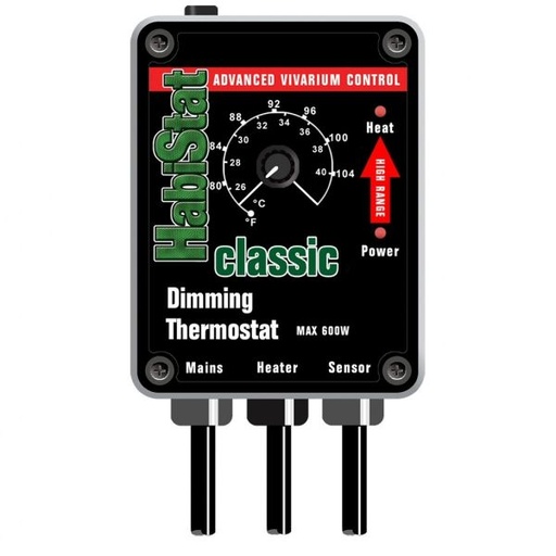 [R3100210] Arcadia Dimming Thermostat HR black 600 Watt