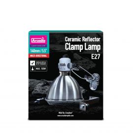 [R2100080] Arcadia Reflector/holder E27 14cm RVS Steel