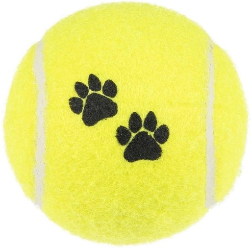 [518483] HS TENNISBAL SMASH + PRINT POOT GEEL 6 CM 3 STUKS