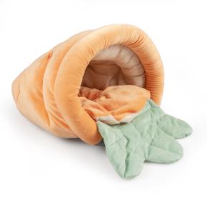 [14417] Carrot slaapzak pluche 25x40x25cm Meerkleurig
