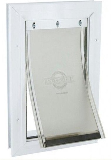 [021 3768] PetSafe aluminium hondendeur nr. 660/XL, wit/transparant