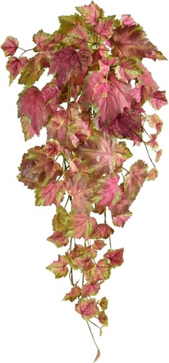 [209706] Kunst Druivenblad hanger 65cm - roze