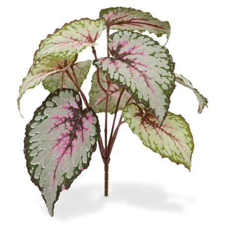 [408702] Bladbegonia kunstplant 25 cm