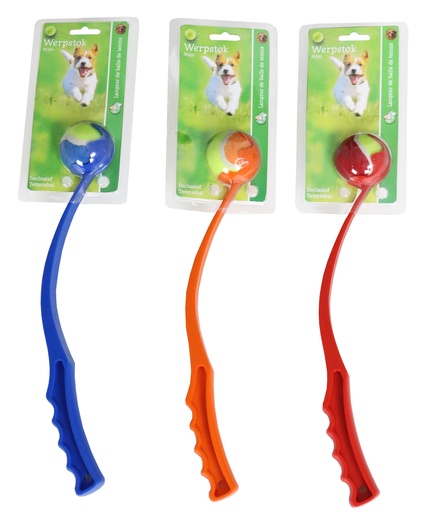 [020 7898] werpstok mini 38cm 5cm bal