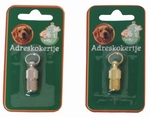 [020 8832] Adreskoker messing hond